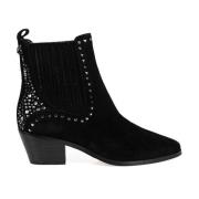 Cowboy Enkellaarzen met Slip-In Hak en Strass Decoratie Liu Jo , Black...