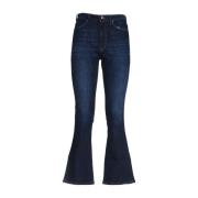Donkerblauwe Jeans voor Dames Aw23 Dondup , Blue , Dames