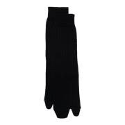 Zwarte Bootleg Sokken Maison Margiela , Black , Heren