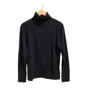 Pre-owned Wool tops Chanel Vintage , Black , Dames