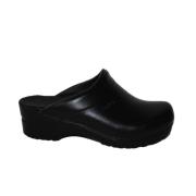 Black Sanita Clogs Sanita , Black , Heren