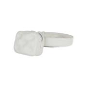Pre-owned Leather crossbody-bags Maison Margiela Pre-owned , White , D...