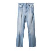 Enkel Fray Boot-cut Jeans Mother , Blue , Heren