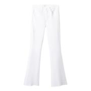 Wide Jeans Mother , White , Heren