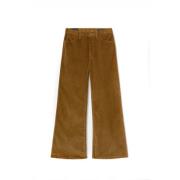 Wijde Jeans voor modebewuste vrouwen Dondup , Brown , Dames