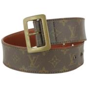 Tweedehands riem Louis Vuitton Vintage , Brown , Dames