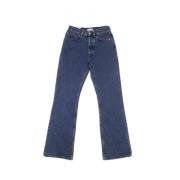 Flared Jeans Amish , Blue , Dames