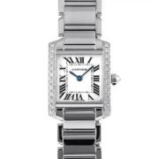 Pre-owned Metal watches Cartier Vintage , White , Unisex