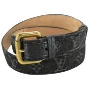 Tweedehands riem Louis Vuitton Vintage , Black , Dames