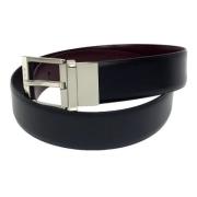 Pre-owned Leather belts Loewe Pre-owned , Black , Dames