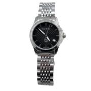 Pre-owned Metal watches Gucci Vintage , Black , Dames