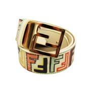 Pre-owned Canvas belts Fendi Vintage , Multicolor , Dames