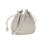 Pre-owned Leather gucci-bags Gucci Vintage , White , Dames