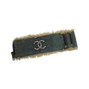 Pre-owned Denim bracelets Chanel Vintage , Blue , Dames