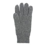 Zachte gebreide handschoenen met geribbelde boorden Barbour , Gray , U...