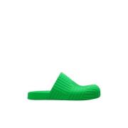 Embossed slides Bottega Veneta , Green , Heren