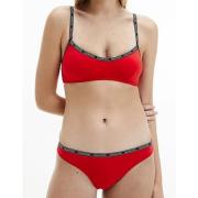 Superior Un Bralette Bikini Calvin Klein , Red , Dames