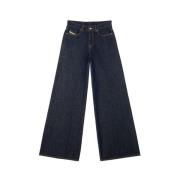 Bootcut Jeans 1978 Diesel , Blue , Dames