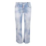 Retro Charm Bell Bottom Jeans Dsquared2 , Blue , Dames