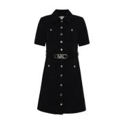 Shirt Dress Michael Kors , Black , Dames