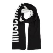 Luxe wollen sjaal voor heren Moschino , Black , Heren