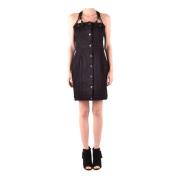 Zwarte Dagjurk Moschino , Black , Dames