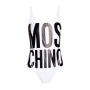 Eendelig badpak Moschino , White , Dames