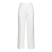 Wide Trousers Pinko , White , Dames