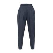 Woestijn Punt Stoffen Broek Pinko , Gray , Dames