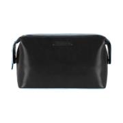 Toilet Bags Piquadro , Black , Heren