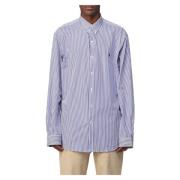 Klassieke Fit Stretch Overhemd Polo Ralph Lauren , Blue , Heren