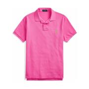 Slim-Fit Piqué Polo Shirt Polo Ralph Lauren , Pink , Heren