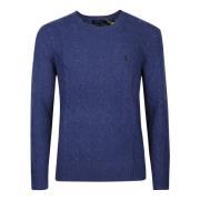 Rustic Navy Hunter Sweater Polo Ralph Lauren , Blue , Heren