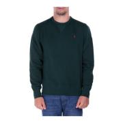 College Groene Sweatshirt, 60% Katoen 40% Polyester Polo Ralph Lauren ...