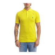 Stretch Katoenen Polo Shirt voor Heren Polo Ralph Lauren , Yellow , He...