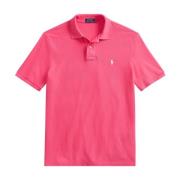 Tijdloze Slim Fit Mesh Polo Polo Ralph Lauren , Pink , Heren