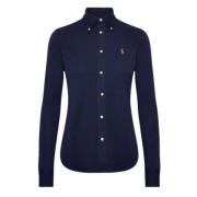 Heidi Shirt - Tijdloze Klassieke Stijl Polo Ralph Lauren , Blue , Dame...