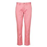 Skinny Chino Broek Polo Ralph Lauren , Pink , Dames