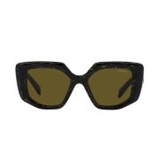 Stijlvolle Prada zonnebril met onregelmatige vorm Prada , Black , Unis...