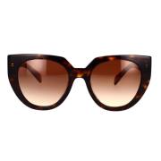 Prachtige Prada Pr14Ws 2Au6S1 Zonnebril Prada , Brown , Unisex