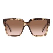 Vierkante zonnebril Pr24Zs 07R0A6 Prada , Brown , Unisex