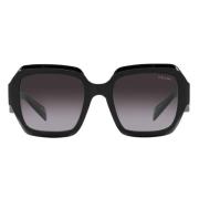 Pillowvormige Zonnebril Pr28Zs 16K90A Prada , Black , Unisex