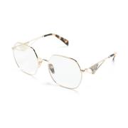 Gouden Optisch Frame voor Dagelijks Gebruik Prada , Multicolor , Dames