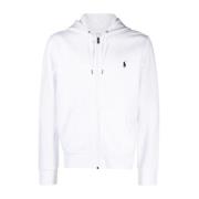 Geborduurde Logo Rits Sweater Ralph Lauren , White , Heren