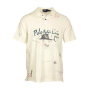 Klassieke Katoenen Poloshirt Ralph Lauren , White , Heren