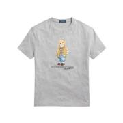 Polo Bear Custom T-shirt Ralph Lauren , Gray , Heren