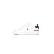 Masters Leren Sneakers Ralph Lauren , White , Heren