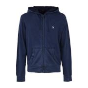 Lsfzhoodm12 Lange Mouw Gebreid Ralph Lauren , Blue , Heren