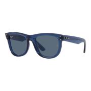 Transparante Blauwe Marine Zonnebril Ray-Ban , Blue , Unisex