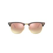 Clubmaster 3016 Zonnebril in Havana Rood Ray-Ban , Pink , Unisex